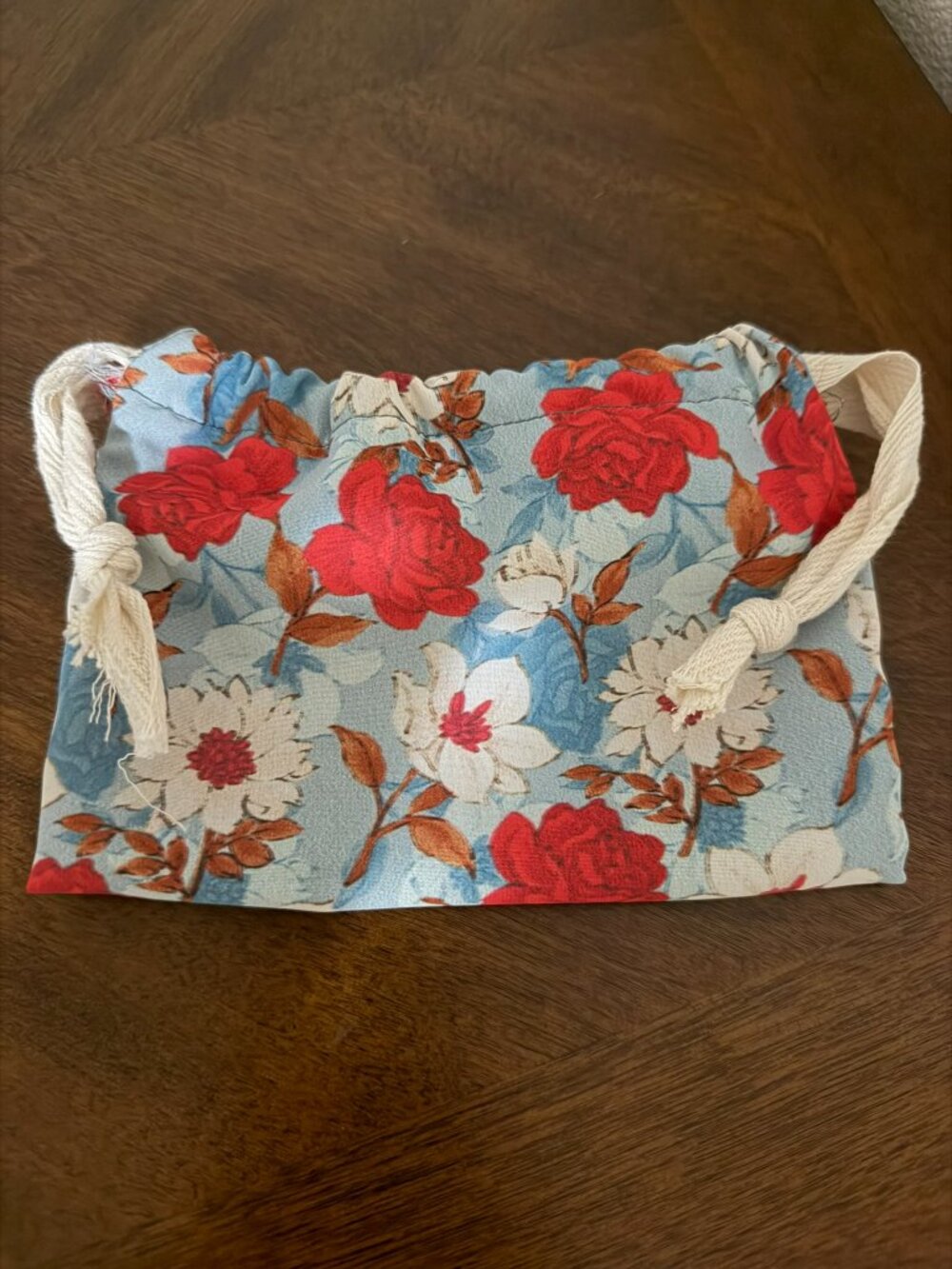Indian Handmade silk drawstring bag